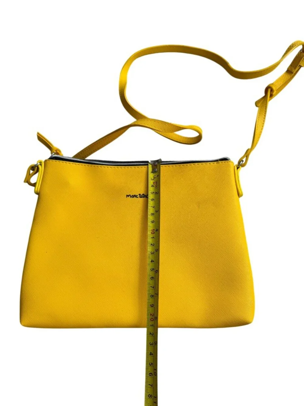 MARC TETRO yellow Dachshund Crossbody Handbag Bag